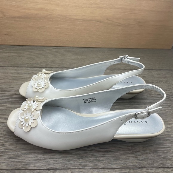 KAREN SCOTT Irmaa Slingback Peep-Toe Pumps size 8 NIB! - Picture 16 of 17